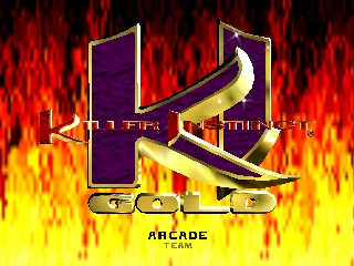 Killer Instinct Gold title screen for Nintendo 64